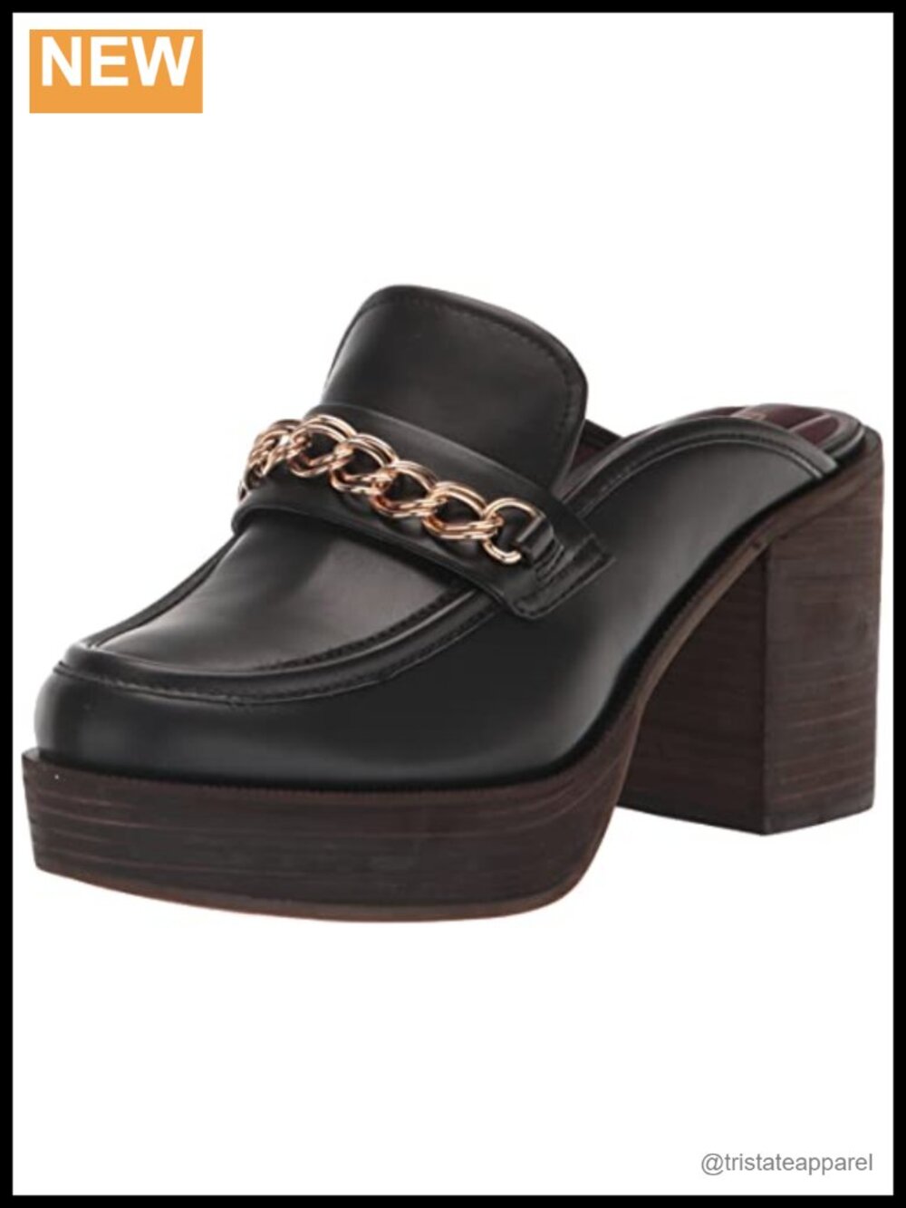 Franco Sarto Katraclog Faux Leather Canvas Mules Clogs Slip-On